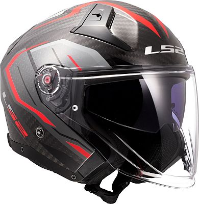LS2 OF603 Infinity II Carbon Urus, Integralhelm - Schwarz/Grau/Rot - XL LS2 OF603 Infinity II Carbon Urus, Integralhelm - Schwarz/Grau/Rot - XL von LS2