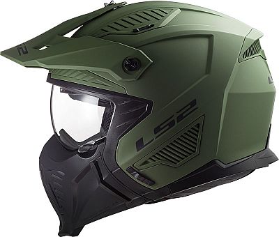 LS2 OF606 Drifter Solid, Modularhelm - Matt-Dunkelgrün - L LS2 OF606 Drifter Solid, Modularhelm - Matt-Dunkelgrün - L von LS2