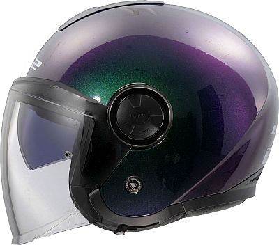 LS2 OF620 Classy Chameleon, Jethelm - Lila/Grün - XS von LS2
