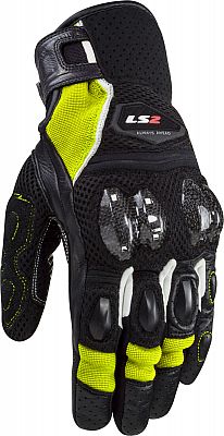 LS2 Spark II Air, Handschuhe - Schwarz/Neon-Gelb - S LS2 Spark II Air, Handschuhe - Schwarz/Neon-Gelb - S von LS2