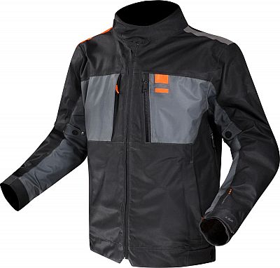 LS2 Titanium, Textiljacke wasserdicht - Schwarz/Grau - L LS2 Titanium, Textiljacke wasserdicht - Schwarz/Grau - L von LS2