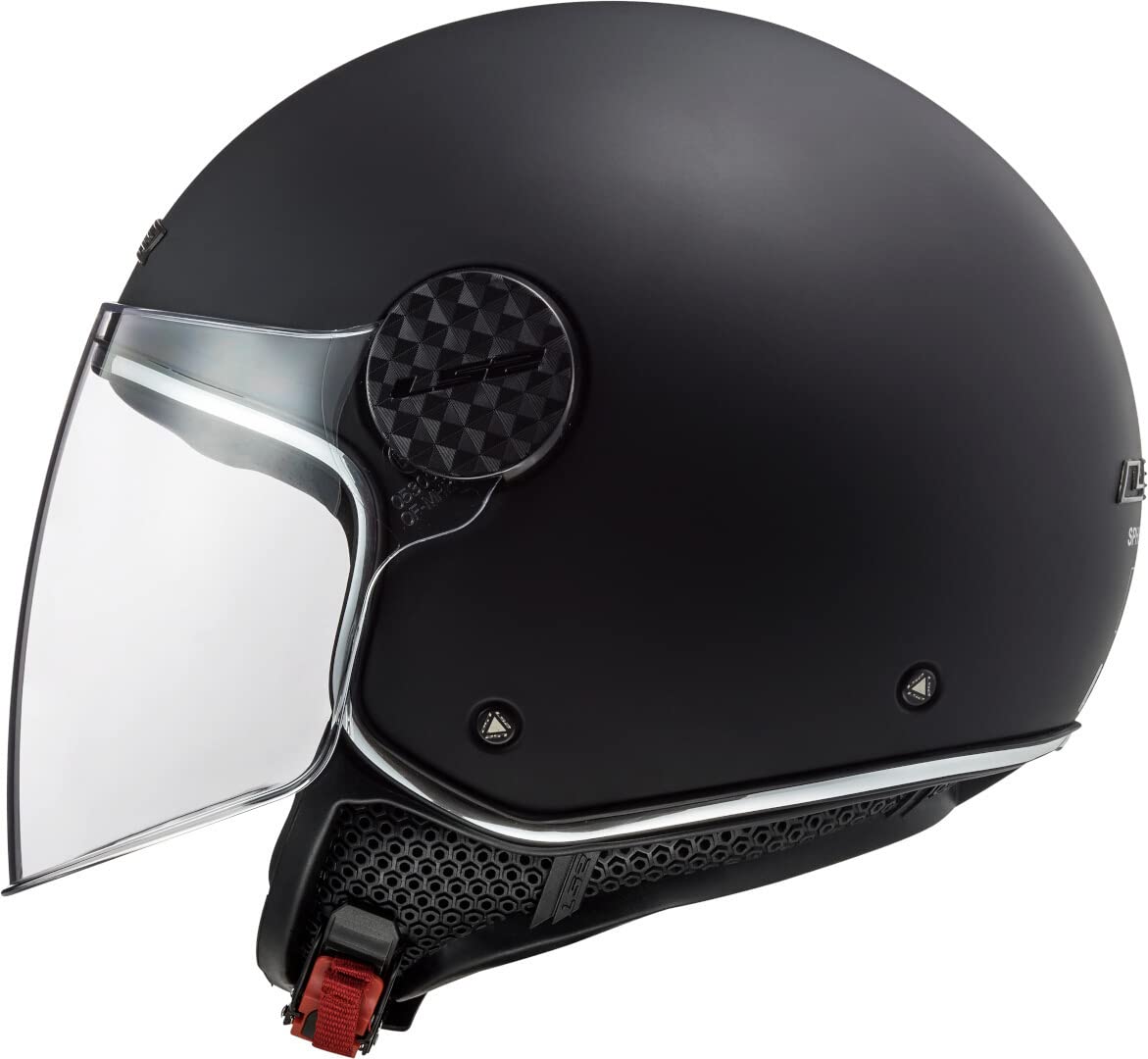 LS2, Jet-Motorradhelm SPHRE LUX Matt Black, S von LS2