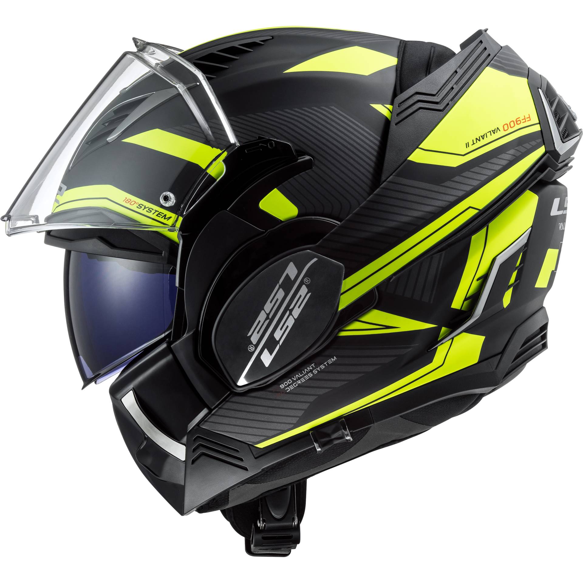 LS2 Valiant II Revo Matt Black H-V Yellow XS LS2 Valiant II Revo Matt Black H-V Yellow XS von LS2