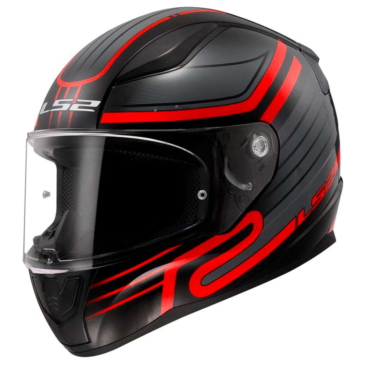 LS2 integralhelme moto Rapid II Circuit schwarz rot XS LS2 integralhelme moto Rapid II Circuit schwarz rot XS von LS2