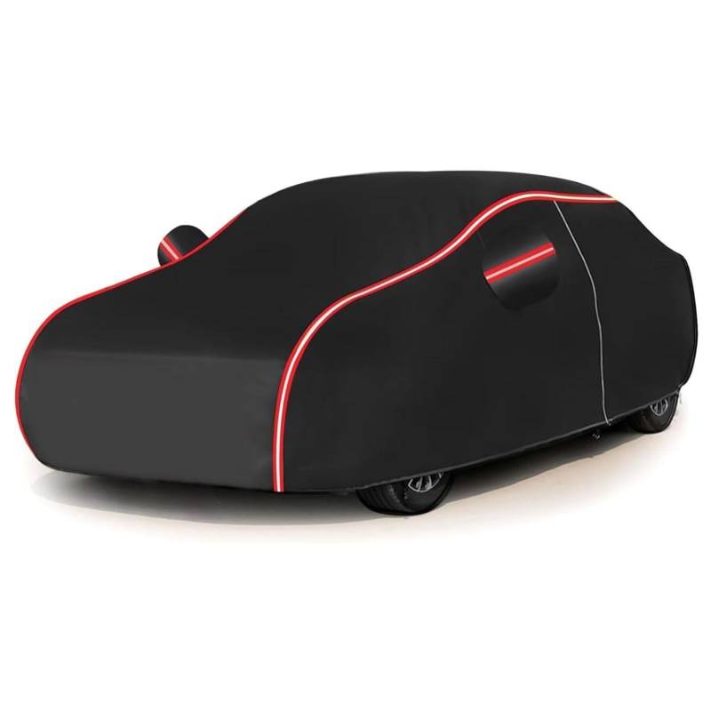 LSDCSH Maßgeschneiderte Autoabdeckung für Hyundai Avante MD 2010-2013,wasserdichte Autoabdeckung Staubdicht Kratzfest Sonnenschutz für Außenbereich/drinnen(Sedan) von LSDCSH