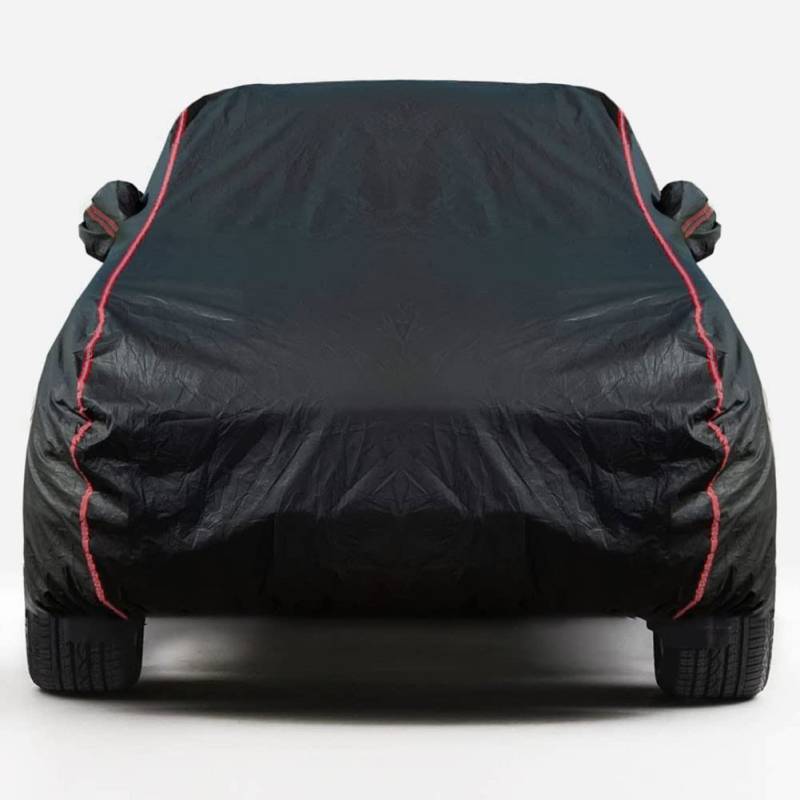 Auto Abdeckung Komplett für Genesis G90 2019-, Silber Autoabdeckung Stoff Staubdicht Wasserdicht Atmungsaktiv Regen Sonne Staub Schutz Auto Abdeckung Car Cover von LSDRALOBPOI