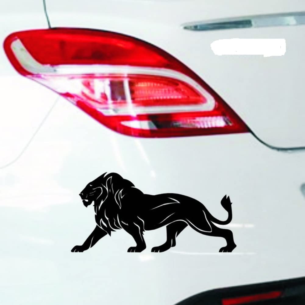 4 Stück Löwe Auto Aufkleber, 29cmx14cm Reflektierende Aufkleber Löwe Personalisierte Aufkleber Auto Heckscheibe Karosserie Aufkleber Wasserdichte PVC Löwemotiv Emblem Wand Fenster Laptop LKW Sticker 4 Stück Löwe Auto Aufkleber, 29cmx14cm Reflektierende Aufkleber Löwe Personalisierte Aufkleber Auto Heckscheibe Karosserie Aufkleber Wasserdichte PVC Löwemotiv Emblem Wand Fenster Laptop LKW Sticker von LSGGTIM