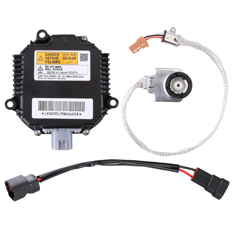 LSGGTIM HID Xenon Scheinwerfer Steuergerät 84965SA010, 35W Xenon 6500K/8000K, Universal Passform, 4 Stück, Inkl. Vorschaltgerät, Steuergerät, Installationsmaterial von LSGGTIM