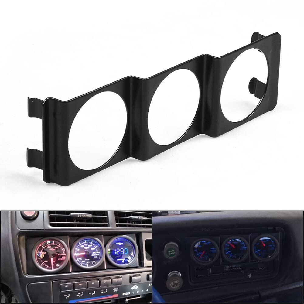 LSGGTIM 3 Löcher Messgerät Säulenhalterung, 52mm Autoradio Instrumentenhalter für Pod Halter VDO Turbo DIN Blende Radio Rahmen Abdeckung Universal Auto Gauge Halterung Bracket LSGGTIM 3 Löcher Messgerät Säulenhalterung, 52mm Autoradio Instrumentenhalter für Pod Halter VDO Turbo DIN Blende Radio Rahmen Abdeckung Universal Auto Gauge Halterung Bracket von LSGGTIM