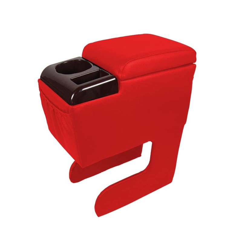 LSGGTIM Mittelkonsole Armlehne Box mit Staufach&Getränkehalter, Universal Center Console Aufbewahrungsbox Multifunktionelle Kunstoff Mittelarmlehne Armauflage für Auto Vans SUV-30cmx15cmx38cm von LSGGTIM