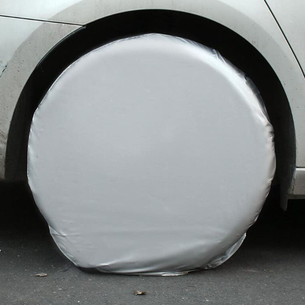 LSGGTIM Reifenabdeckung 23-25 Zoll, 4er Set Reifenschutzhülle Universal Reifen Abdeckungen Sonnenschutz Wasserdicht Radschutz Reifenabdeckung 420D Oxford Radschutzhülle für Auto SUV Wohnmobile LSGGTIM Reifenabdeckung 23-25 Zoll, 4er Set Reifenschutzhülle Universal Reifen Abdeckungen Sonnenschutz Wasserdicht Radschutz Reifenabdeckung 420D Oxford Radschutzhülle für Auto SUV Wohnmobile von LSGGTIM