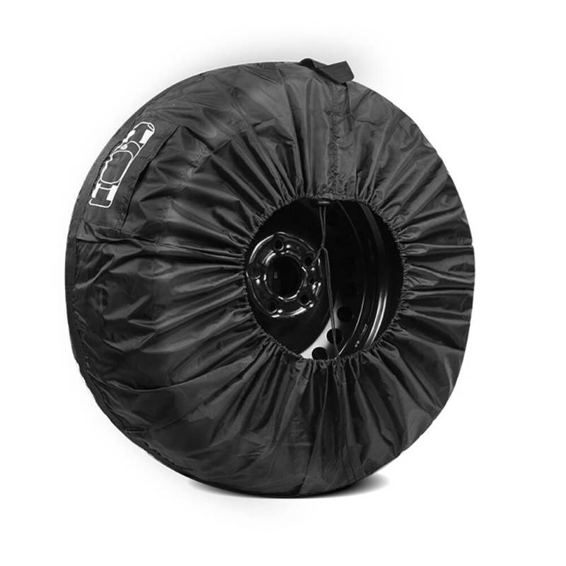 LSGGTIM Reifentasche 19-23 Zoll, 4 Stück Reifenschutzhülle Universal Reifenabdeckung aus Oxford RV Reifenschutzhülle Staubdichte Abdeckungen mit Kordelzug Ersatzradabdeckungen für Auto SUV Wohnmobile von LSGGTIM