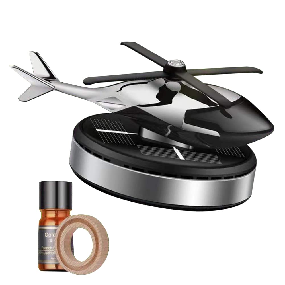 LSGGTIM Solar Hubschrauber Auto Lufterfrischer, Duft Auto Parfüm Diffusor Ornament Flugzeug Solarbetriebener Auto Armaturenbrett Deko Zinklegierung Aromatherapie Diffusor für Auto Innendekoration LSGGTIM Solar Hubschrauber Auto Lufterfrischer, Duft Auto Parfüm Diffusor Ornament Flugzeug Solarbetriebener Auto Armaturenbrett Deko Zinklegierung Aromatherapie Diffusor für Auto Innendekoration von LSGGTIM