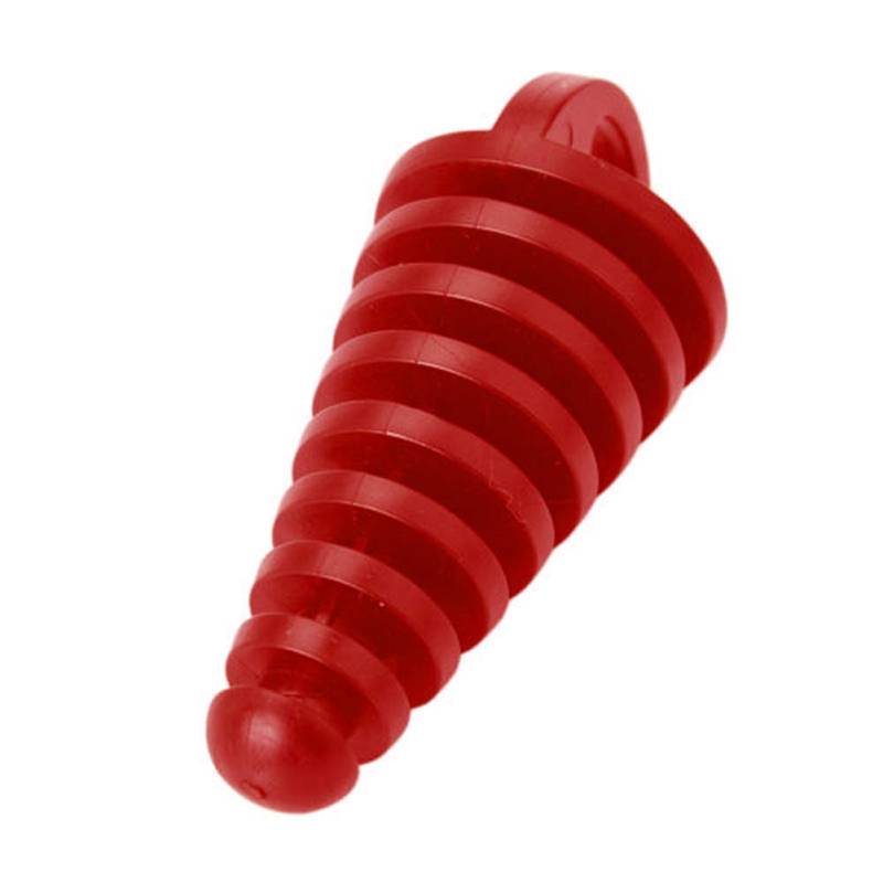 Motorrad Auspuff Stopfen,LSGGTIM Endrohrstopfen FüR MotorradschalldäMpfer,Universal Motocross Endrohr LuftentlüFter StöPsel Auspuff Gummi Stopfen FüR Motorrad Schmutz,(rot) von LSGGTIM