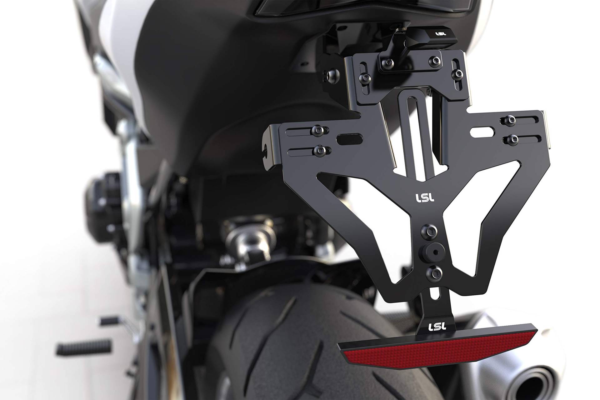 LSL Mantis-RS Pro Motorrad Kennzeichenhalter, MT-125, 2020- von LSL