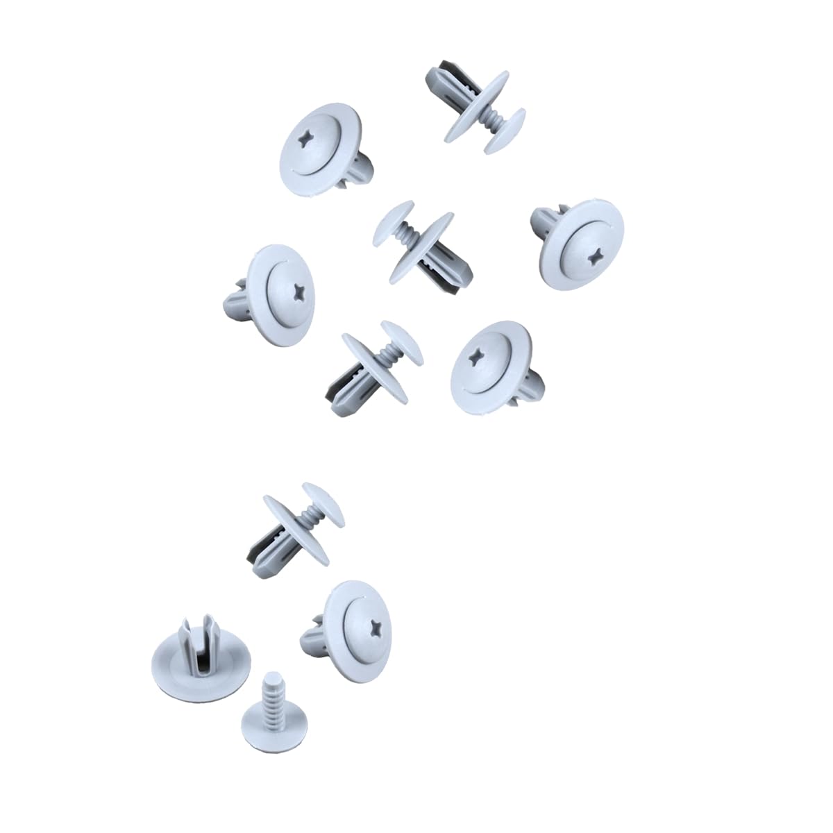 LST 10x Motorhauben Dämmung Dämpfungsmatte Befestigung Clips Schraubniet Kompatibel mit BMW 3er Grau LST 10x Motorhauben Dämmung Dämpfungsmatte Befestigung Clips Schraubniet Kompatibel mit BMW 3er Grau von LST