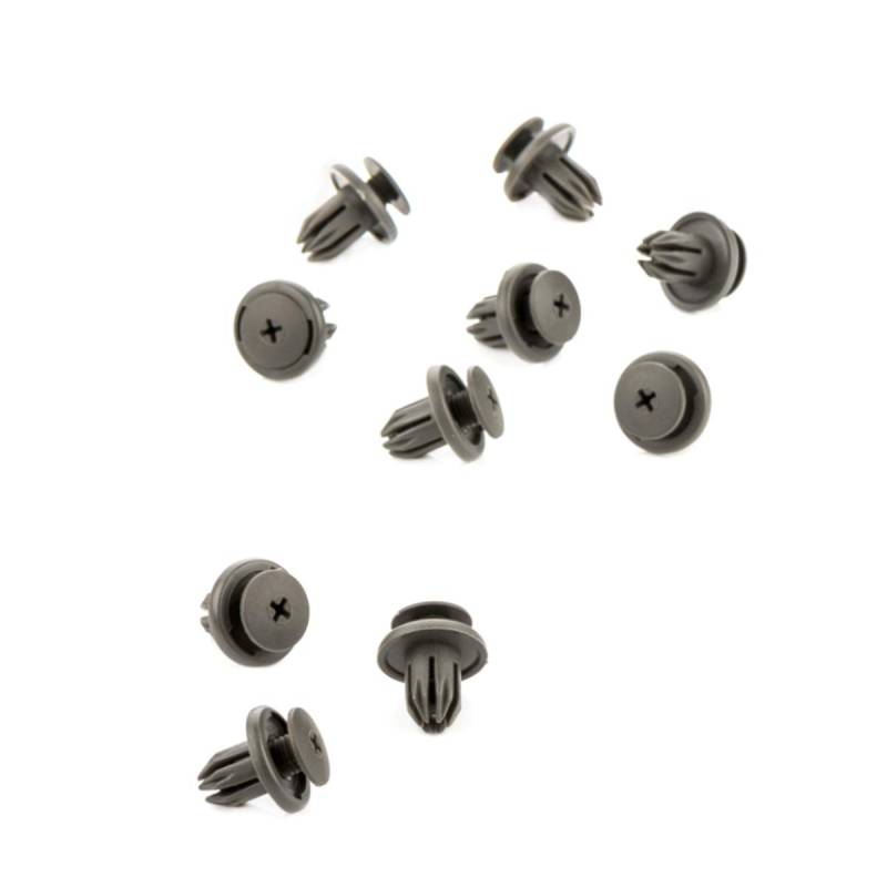 LST 10x Spreizniete Grau Befestigung Clip Radkasten Radhausschale Cooper Club von LST