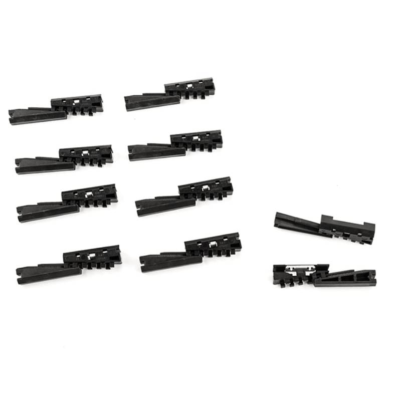 LST 10x Zierleisten Regenrinne Dachreling Klammer metallverstärkt W202 W124 C208 von LST