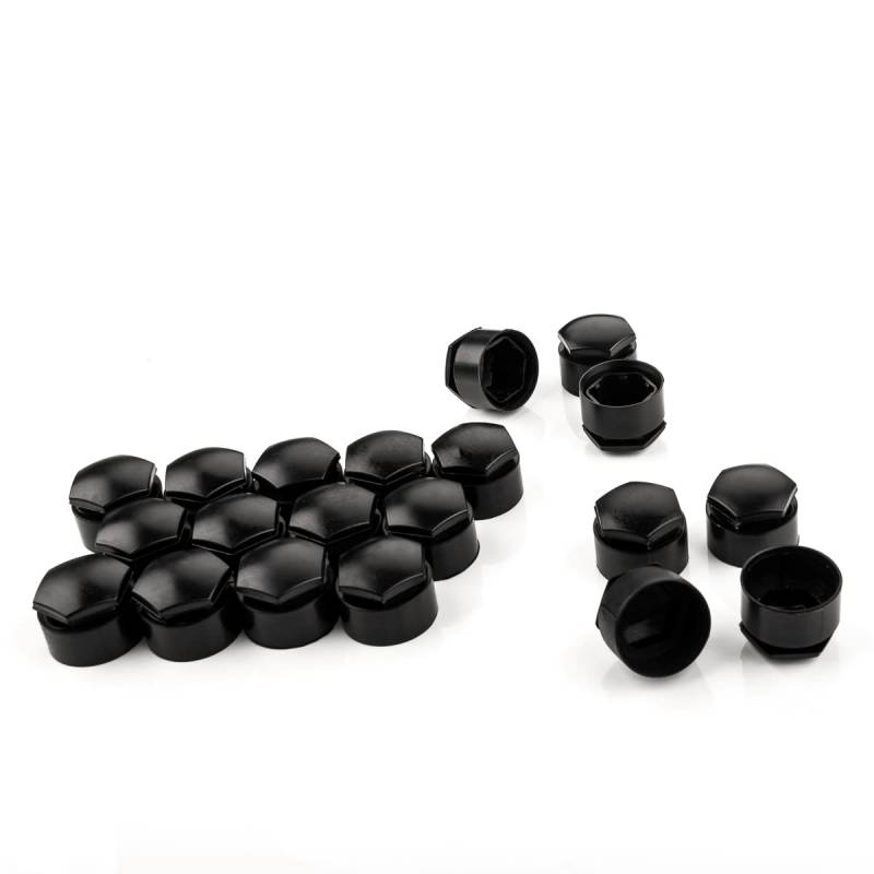 LST 20x Radschraube Abdeckkappen Set 17 mm schwarz Diebstahlschutz A3 A4 A5 Q2 von LST