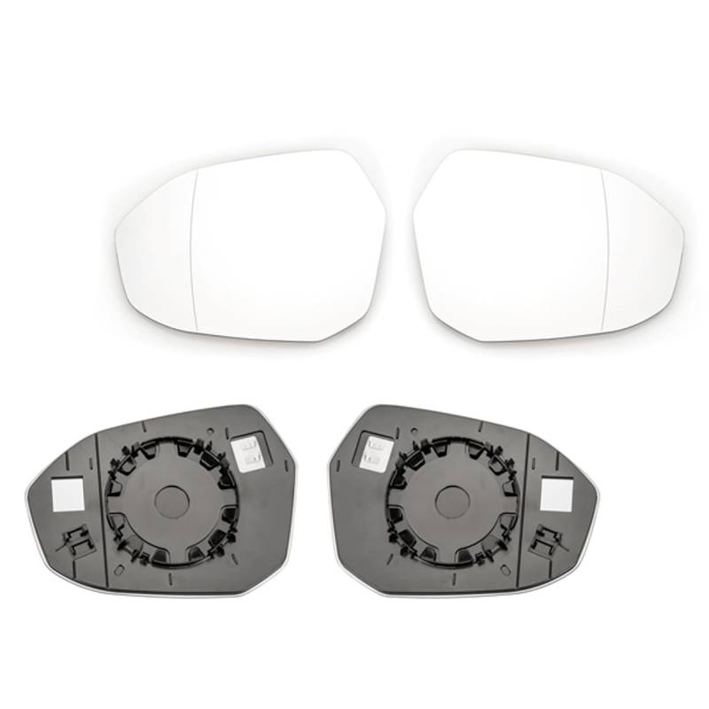 LST 2x Außenspiegel Glas Seitenspiegel asphärisch links rechts Set beheizt kompatibel mit BMW 5er G60 G61 7er G70 X3 G45 von LST