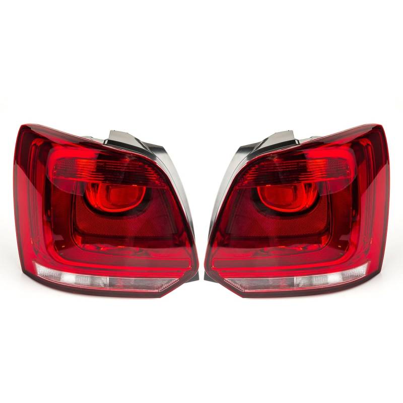 LST 2x Rückleuchte Heckleuchte rot Rücklicht links rechts Set Polo 6R 2009-2014 von LST