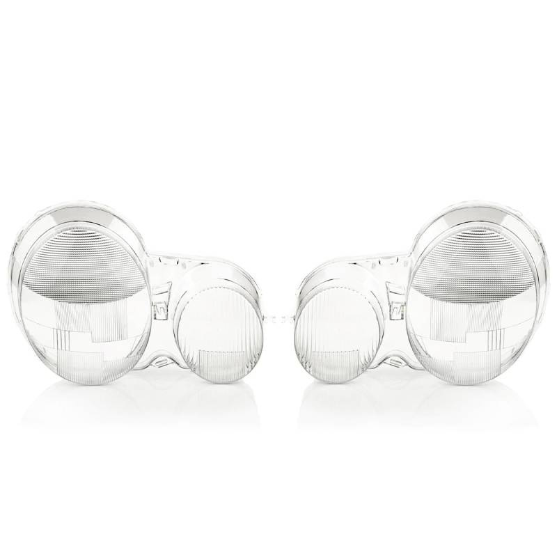 LST 2x Scheinwerferglas Streuscheibe Frontlicht Abdeckung Halogen Xenon links rechts Set kompatibel mit Mercedes-Benz E-Klasse W210 S210 1999-2003 von LST