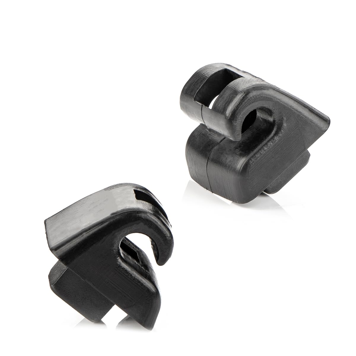 LST 2xSonnenblendenh Sonnenblende Hung Halteclip Schwarz von LST