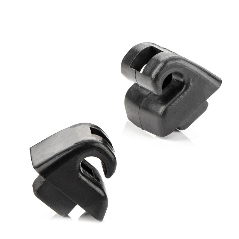 LST 2xSonnenblendenh Sonnenblende Hung Halteclip Schwarz von LST