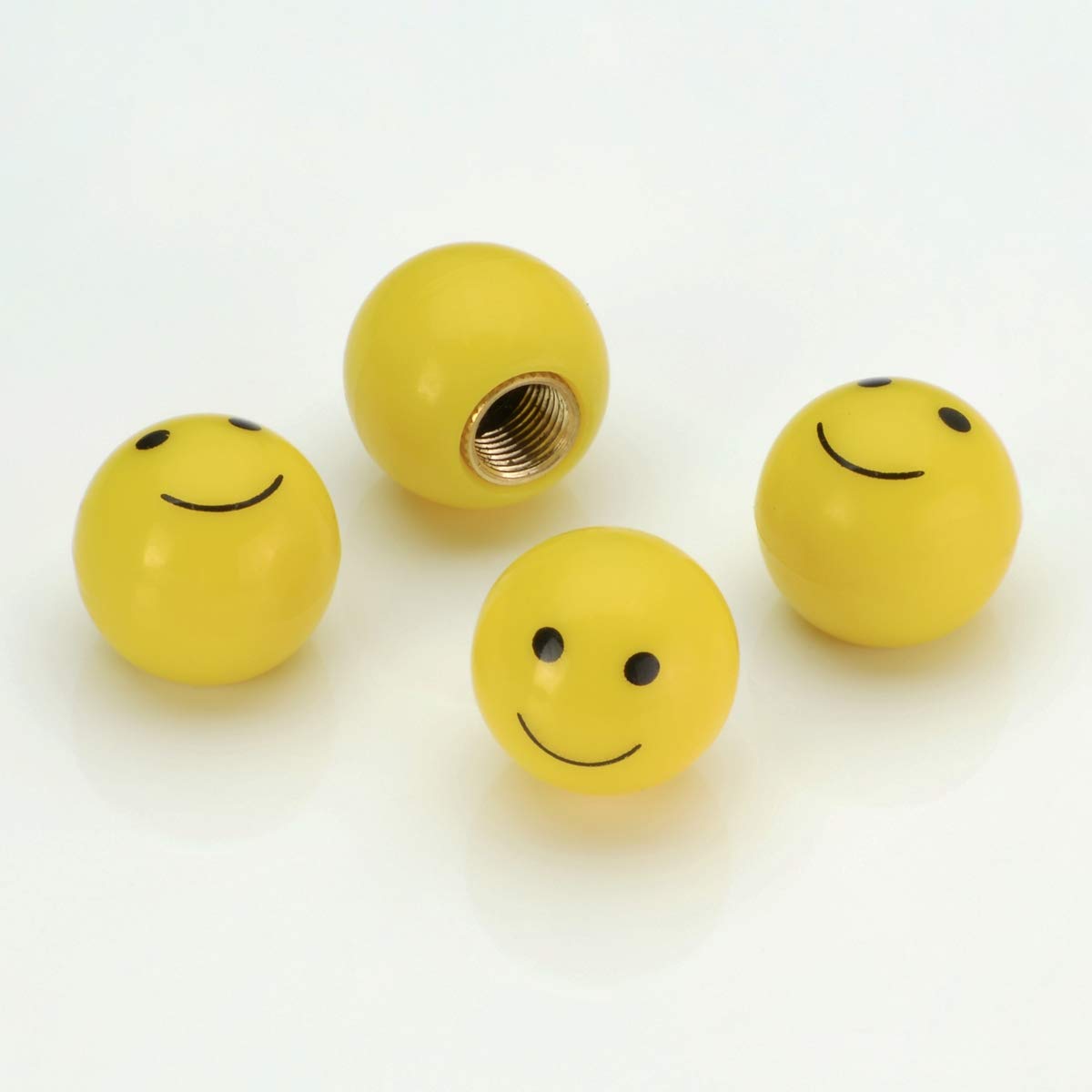 LST 4x VENTILKAPPE REIFENVENTIL KAPPE KUGEL SMILEY LACHEND GELB PKW LKW MOTORRAD LST 4x VENTILKAPPE REIFENVENTIL KAPPE KUGEL SMILEY LACHEND GELB PKW LKW MOTORRAD von LST