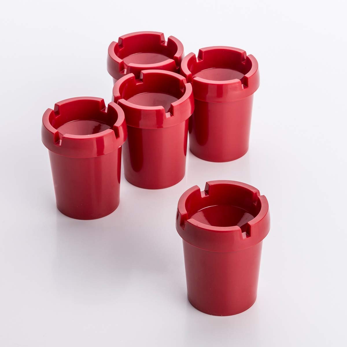 LST 5x Aschenbecher Sturmaschenbecher rauchfrei Getränkeh rot Kunststoff LST 5x Aschenbecher Sturmaschenbecher rauchfrei Getränkeh rot Kunststoff von LST
