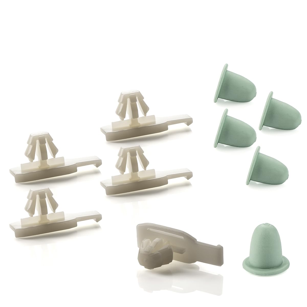 LST 5x Clips + Tüllen Seitenleisten Zierleisten Befestigung Clips von LST
