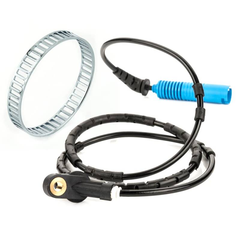 LST ABS-Sensor und ABS-Ring Set hinten Drehzahlgeber 48 Löcher kompatibel mit BMW E46 ab 09/2000 von LST