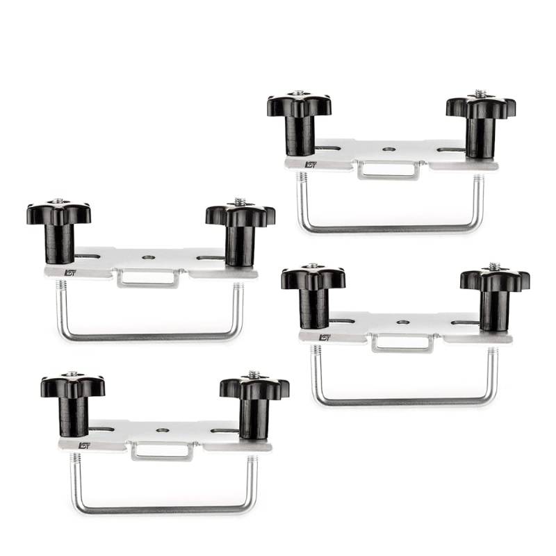 LST Dachträger Montage Set Dachbox 80 mm U-Bügel Dachkoffer Metall Hung von LST