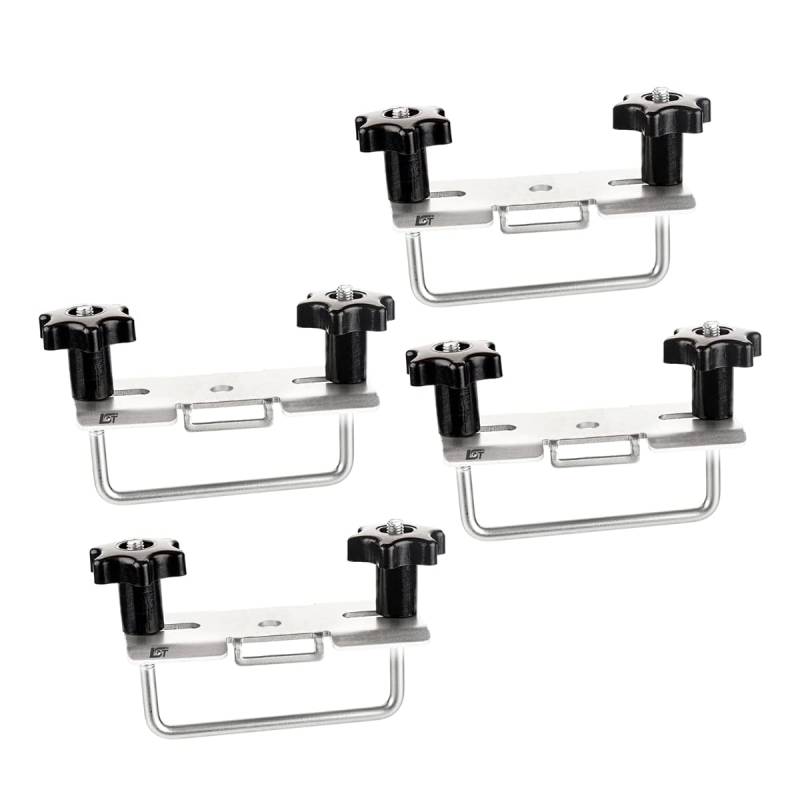 LST U-Bügel 80 mm Montagesatz Set Dachbox Dachkoffer Metall Befestigung Box von LST