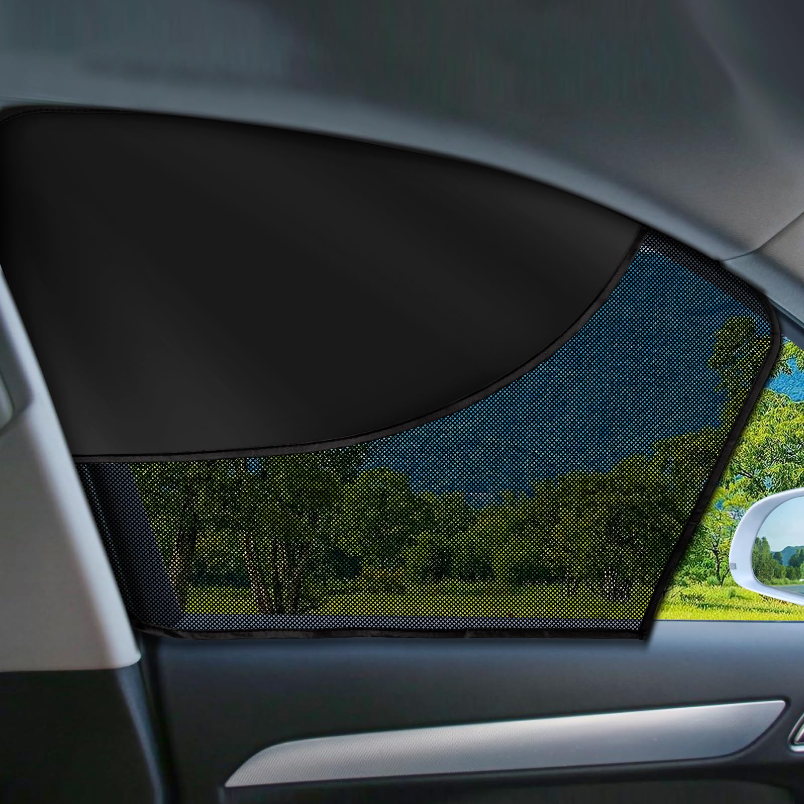LSTRAGY 2 Stück Sonnenschutz Auto für Fahrer, Magnetisch Sonnenschutz Auto Seitenscheibe mit Halbschatten,68x50cm LSTRAGY 2 Stück Sonnenschutz Auto für Fahrer, Magnetisch Sonnenschutz Auto Seitenscheibe mit Halbschatten,68x50cm von LSTRAGY