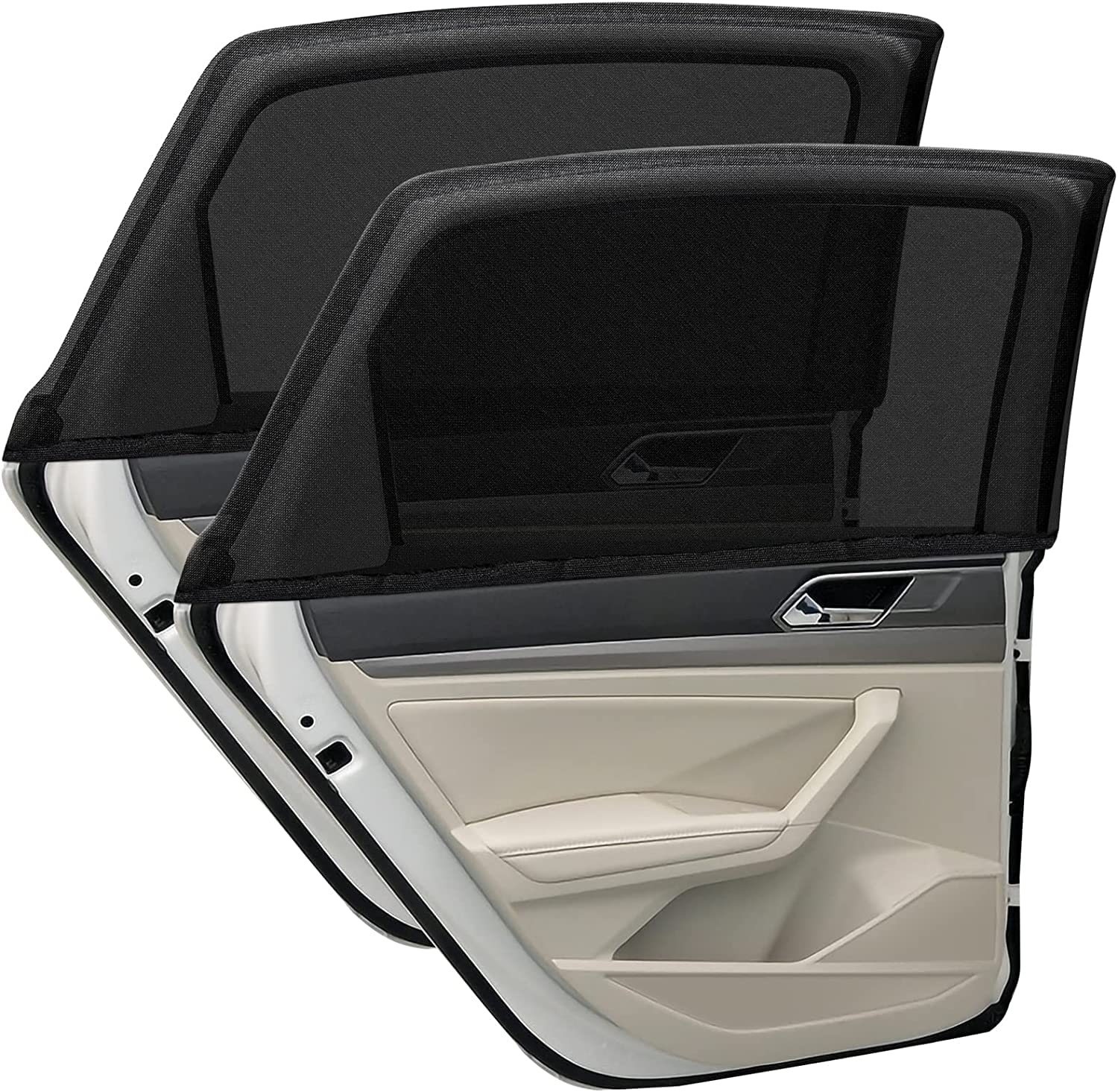 LSTRAGY Sonnenschutz Auto Baby, 2 Stück Universal Sonnenschutz Auto Netz mit UV Schutz/Blendschutz für Baby Kinder Erwachsene Haustiere, Autofenster Sonnenschutzrollos Heckscheibe LSTRAGY Sonnenschutz Auto Baby, 2 Stück Universal Sonnenschutz Auto Netz mit UV Schutz/Blendschutz für Baby Kinder Erwachsene Haustiere, Autofenster Sonnenschutzrollos Heckscheibe von LSTRAGY