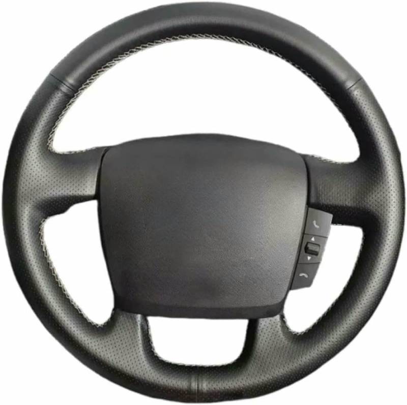 LSYSND Handgenähte Lenkradabdeckung, Schutzverkleidung, weiche Lederabdeckung, passend für FIAT Ducato 2006–2019, Ram ProMaster 2017–2020 von LSYSND