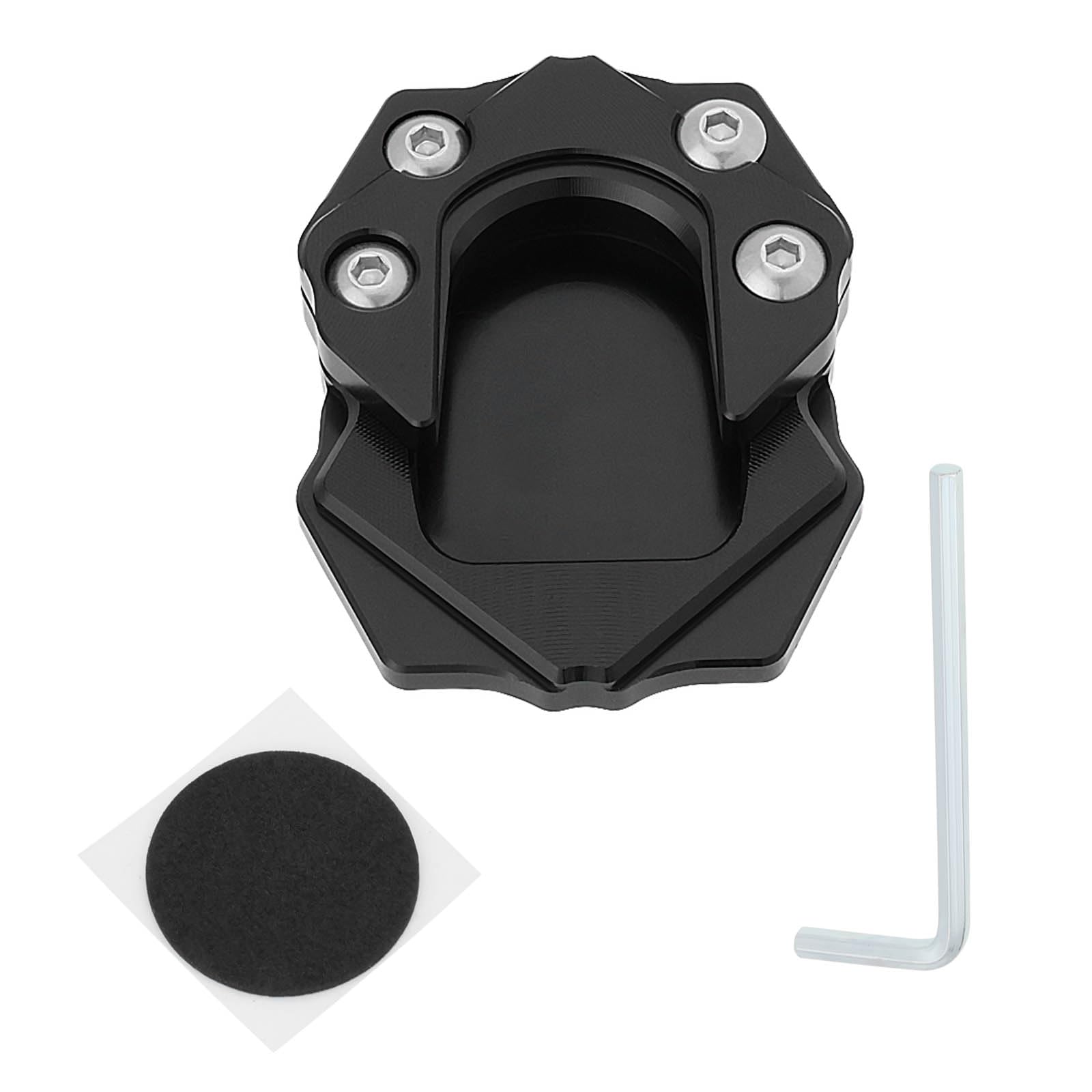 LT Easiyl 1 Stück Motorrad-Ständerpolster Aluminiumlegierung Seitenständer Vergrößerungspolster 69,6 X 55,9 Mm Kompatibel mit Piaggio Vespa GTS GTV 250 300 2013–2023 Schwarz LT Easiyl 1 Stück Motorrad-Ständerpolster Aluminiumlegierung Seitenständer Vergrößerungspolster 69,6 X 55,9 Mm Kompatibel mit Piaggio Vespa GTS GTV 250 300 2013–2023 Schwarz von LT Easiyl