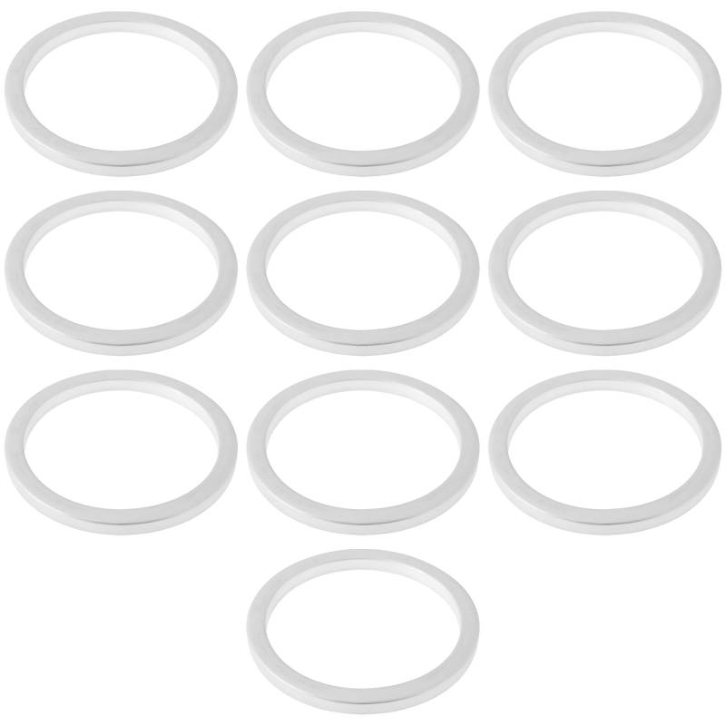 LT Easiyl 10 Stück Dichtring Ölablassschraube Auto Ölablassschraube Aluminiumdichtung 30713220 Kompatibel mit Volvo 27 X 22 X 2 Mm von LT Easiyl
