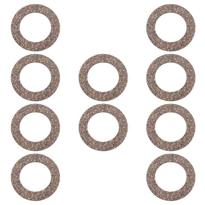 LT Easiyl 10-teilige Gummikork-Tankdeckeldichtung 40 X 62 X 3 Mm Kompatibel mit Simson S50 SR1 S-Tar S-parrowhawk H-abicht O-Ring-Kork-Gummidichtung von LT Easiyl