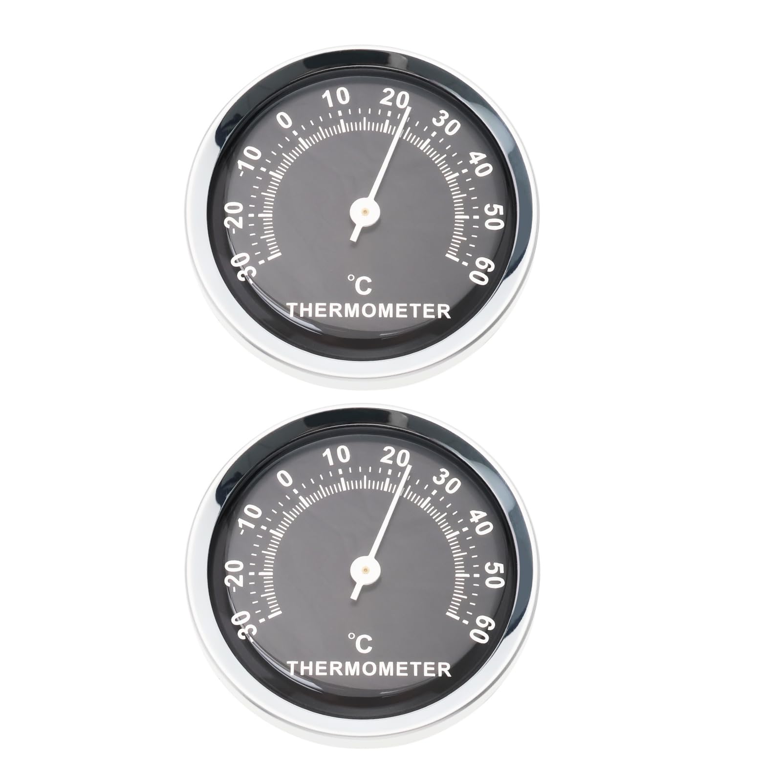 LT Easiyl 2 Stück 58mm Auto Thermometer Mini-rundes Auto Thermometer Mechanisches Analoges Temperaturmessgerät für Auto Zuhause Büro Werkstatt, Schwarz LT Easiyl 2 Stück 58mm Auto Thermometer Mini-rundes Auto Thermometer Mechanisches Analoges Temperaturmessgerät für Auto Zuhause Büro Werkstatt, Schwarz von LT Easiyl