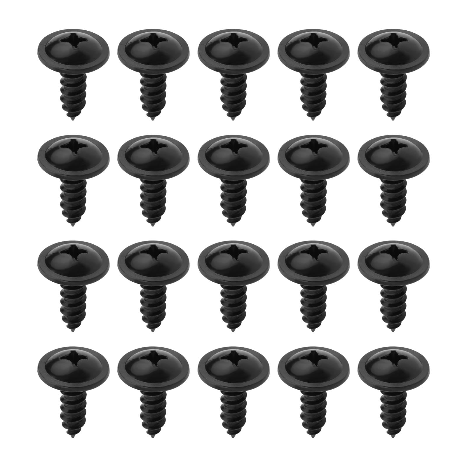 LT Easiyl 20 Stück 24 mm x 6 mm Kreuz-Blechschrauben Stoßstange M6 feste Auto Karosserie Kotflügel Schrauben Metall Nietenverschluss für Kotflügel Radkästen Stoßstangen Kompatibel mit Alfa LT Easiyl 20 Stück 24 mm x 6 mm Kreuz-Blechschrauben Stoßstange M6 feste Auto Karosserie Kotflügel Schrauben Metall Nietenverschluss für Kotflügel Radkästen Stoßstangen Kompatibel mit Alfa von LT Easiyl