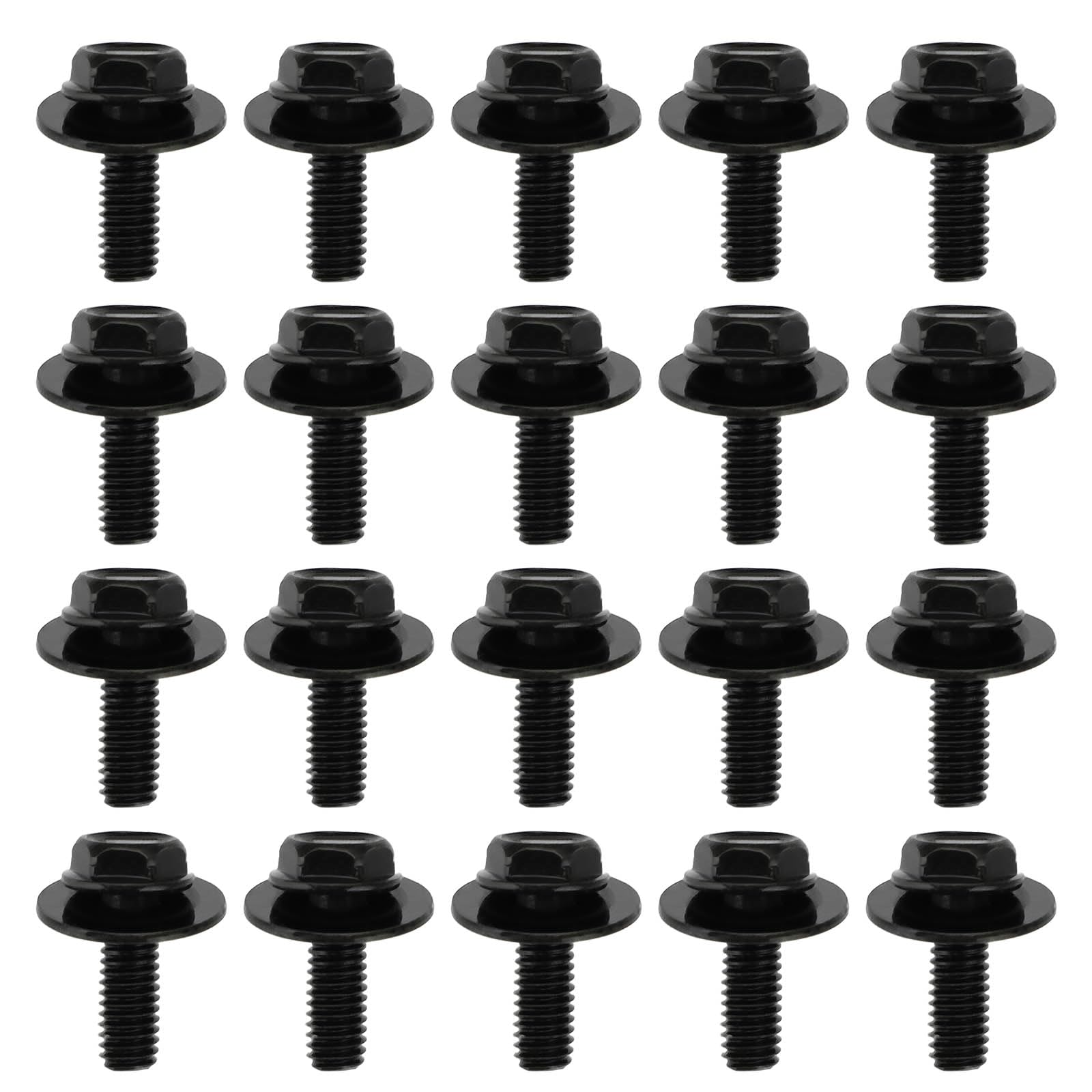 LT Easiyl 20 Stück Schrauben für die Untere Motorunterbodenabdeckung Kotflügelverkleidungsschraube Kompatibel mit Range Rover L322 2002–2012 21,6 X 17 X 6mm Schwarz LT Easiyl 20 Stück Schrauben für die Untere Motorunterbodenabdeckung Kotflügelverkleidungsschraube Kompatibel mit Range Rover L322 2002–2012 21,6 X 17 X 6mm Schwarz von LT Easiyl