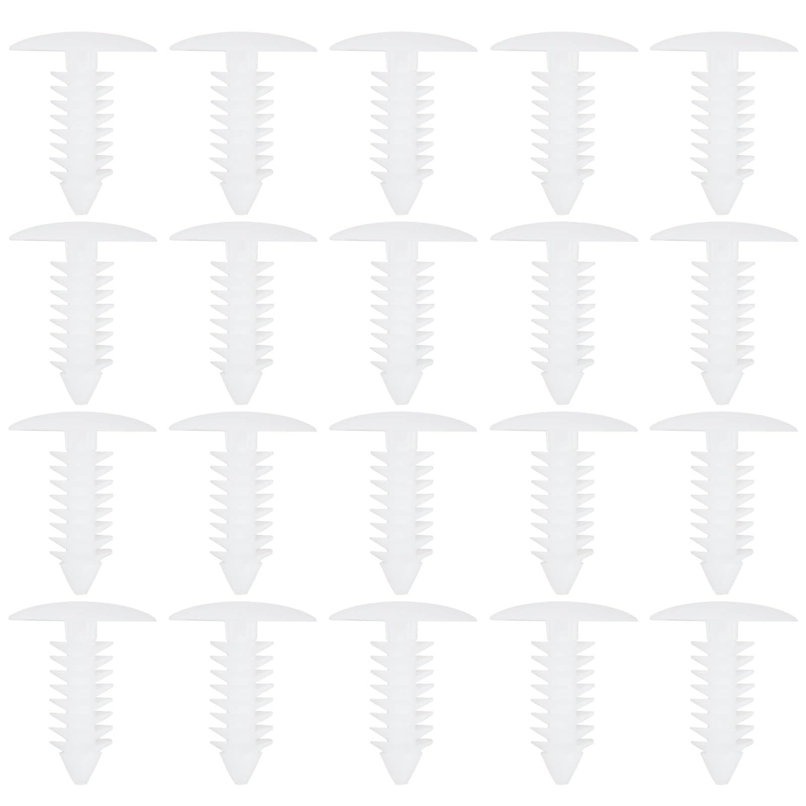 LT Easiyl 20 Stück Stoßstangenstopfen Vordere Kennzeichenlöcher Abdeckclips 18,2 X 20 X 5,5 Mm Stoßstangenschildhalterung Stoßstangenloch-Abdeckkappen Geeignet für 6–7 Mm Löcher Weiß LT Easiyl 20 Stück Stoßstangenstopfen Vordere Kennzeichenlöcher Abdeckclips 18,2 X 20 X 5,5 Mm Stoßstangenschildhalterung Stoßstangenloch-Abdeckkappen Geeignet für 6–7 Mm Löcher Weiß von LT Easiyl