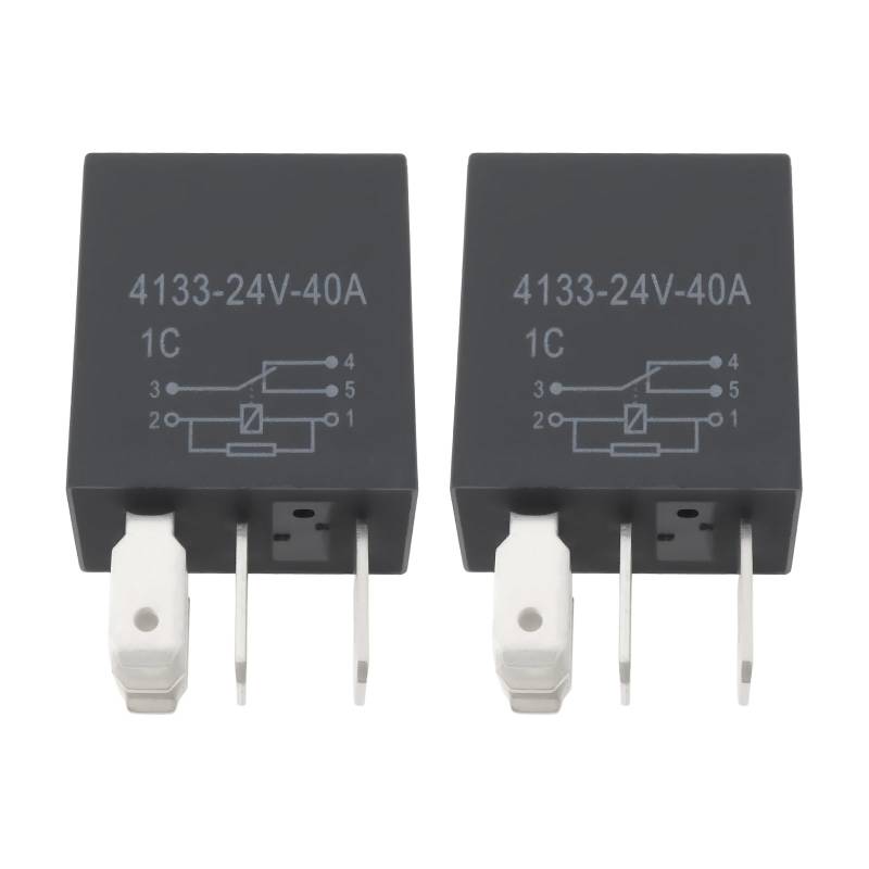 LT Easiyl 2Pcs 24VDC 5Pin Automotive Relais Ersatz 156700-1840 Kompatibel mit DENSO von LT Easiyl