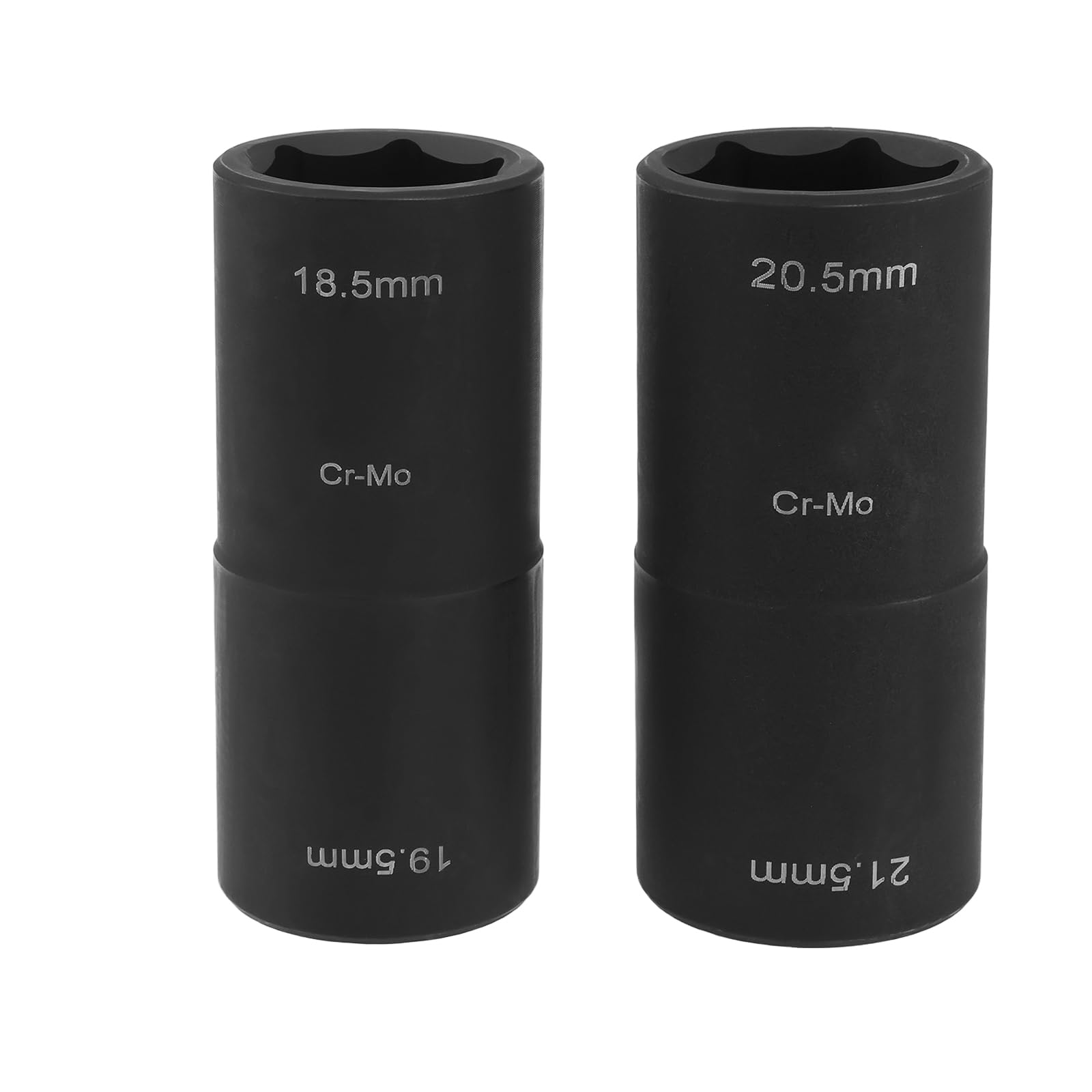 LT Easiyl Schlag-Stecknuss, 1/2-Zoll-Antrieb, 6-Kant-Dünnwand-Doppelend-Stecknuss, 18,5 x 19,5 mm, 20,5 x 21,5 mm, Schlagschraubermuttern, kompatibel mit Ford, 2 Stück LT Easiyl Schlag-Stecknuss, 1/2-Zoll-Antrieb, 6-Kant-Dünnwand-Doppelend-Stecknuss, 18,5 x 19,5 mm, 20,5 x 21,5 mm, Schlagschraubermuttern, kompatibel mit Ford, 2 Stück von LT Easiyl