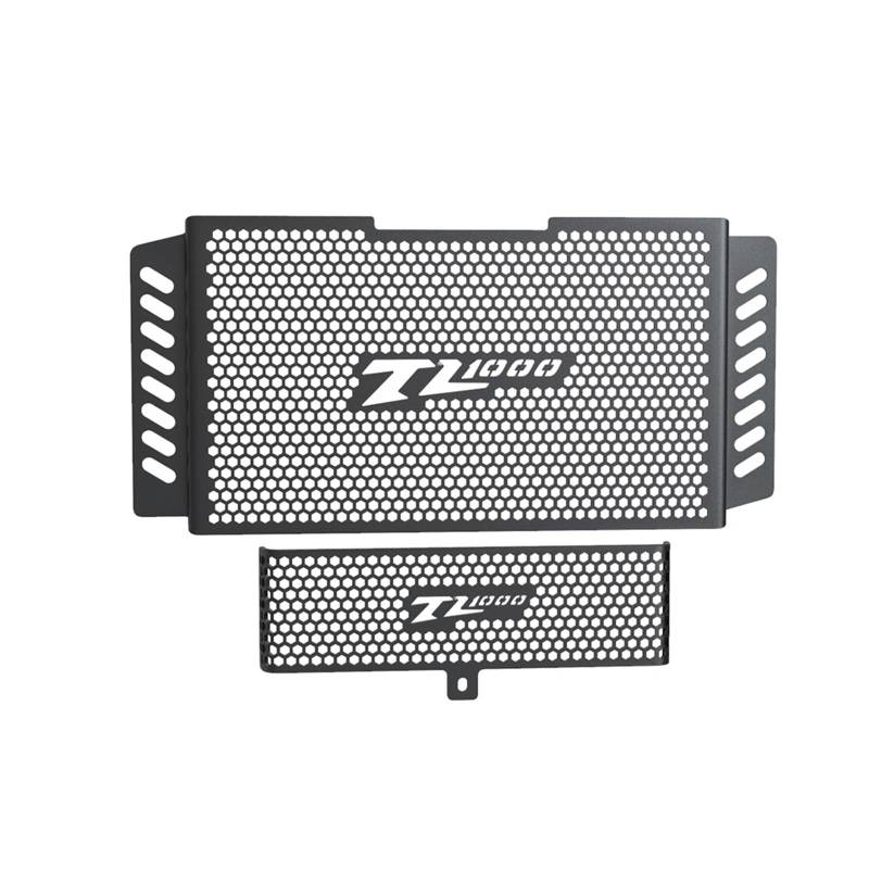 LTADX Motorrad-Kühlergrill-Schutzabdeckung, kompatibel mit TL 1000S TL1000S TL 1000S 1997-2001(C Set Black) von LTADX