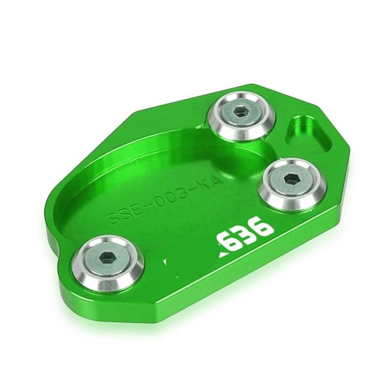 LTCZGRCI Motorrad Ständer Pad FÜR 2022 2023 ZX-636 2009-2018 2019 2020 2021 Motorrad Kickstand Fuß Pad Seite Stehen Enlarger Schlitten Seitenständer ZX 636 von LTCZGRCI