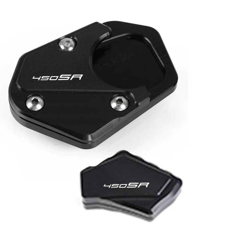 LTCZGRCI Motorrad Ständer Pad FÜR 450SR 450 SR 2022 2023 2024 Motorrad Seite Stehen Enlarger Vergrößern Platte Verlängerung Pad Unterstützung Ständer hilfs von LTCZGRCI