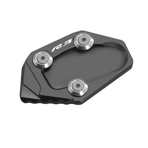 LTCZGRCI Motorrad Ständer Pad Für YZF-R3 YZFR3 2015-2021 2022 2023 Motorrad CNC Ständer Seitenständer Verlängerung Pad Enlarger Stützplatte von LTCZGRCI
